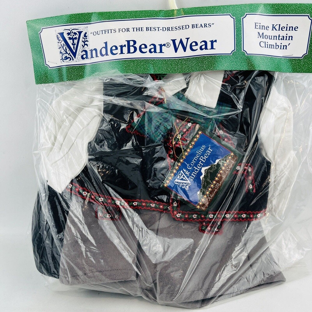 Vanderbear Wear Cornelius Eine Kleine Mountain Climbin' Outfit Alpine Collection